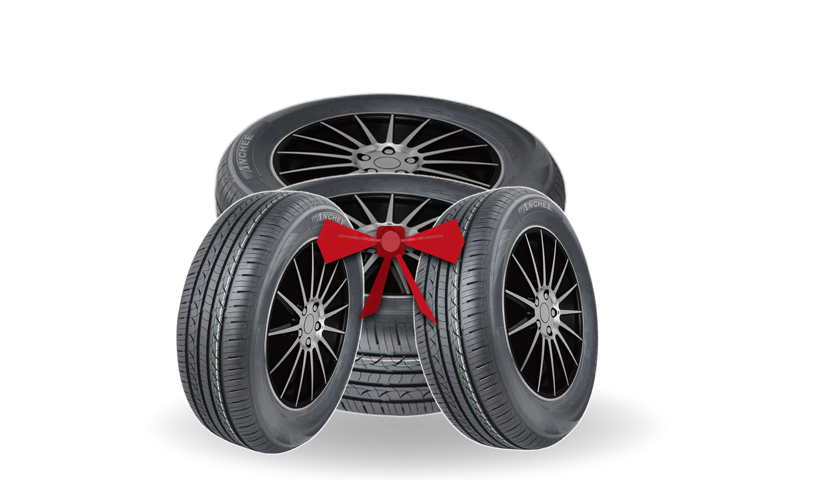 Set of 4 235/60R18 tyres