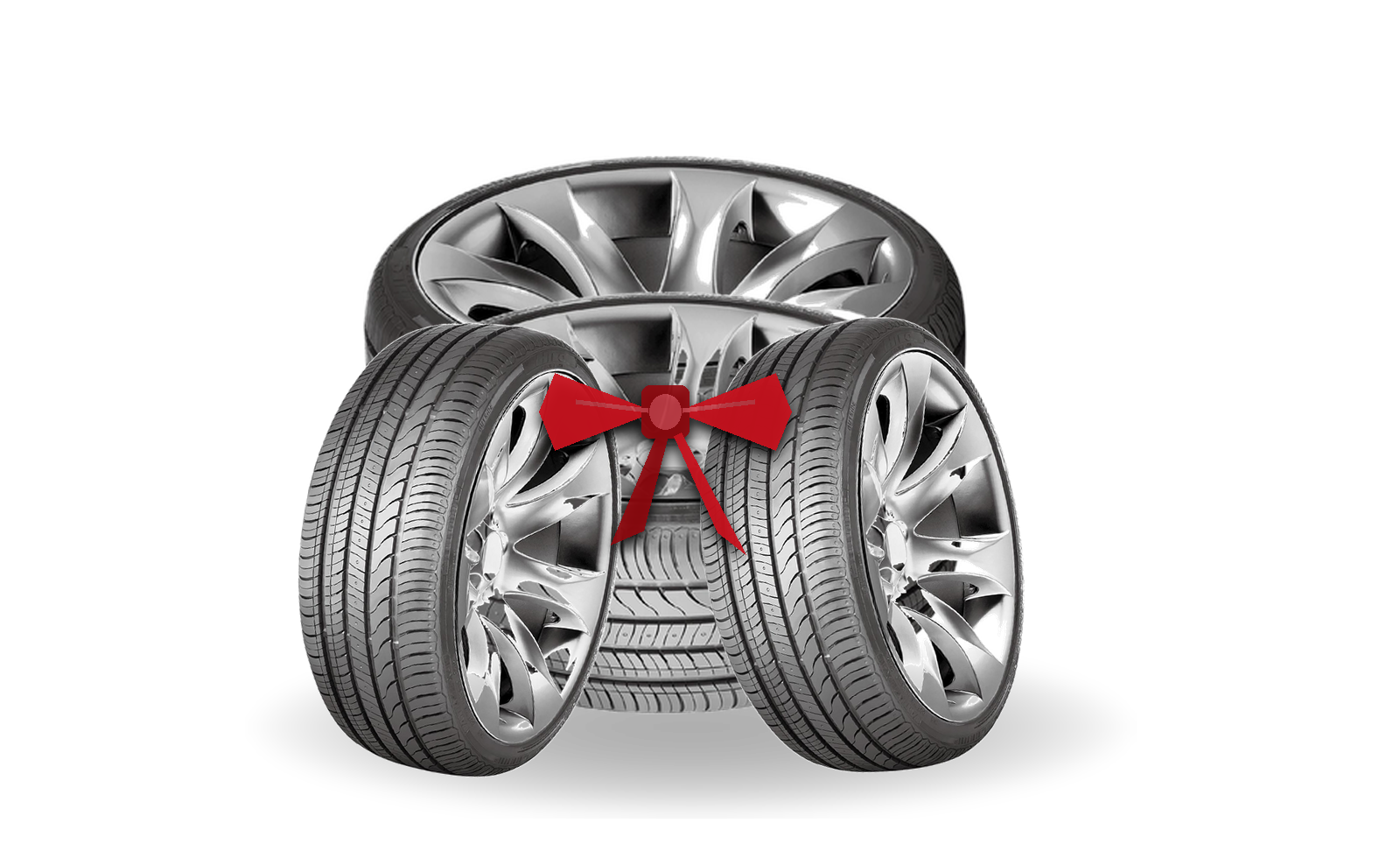 Set of 4 225/55R19 tyres